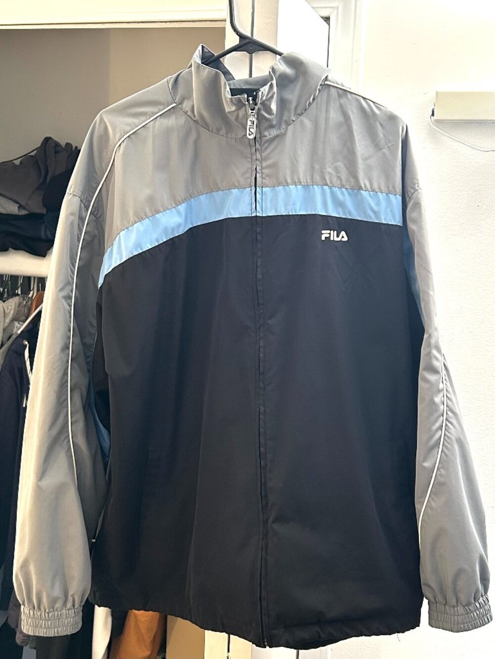 Vintage FILA Size Large Track Jacket Windbreaker